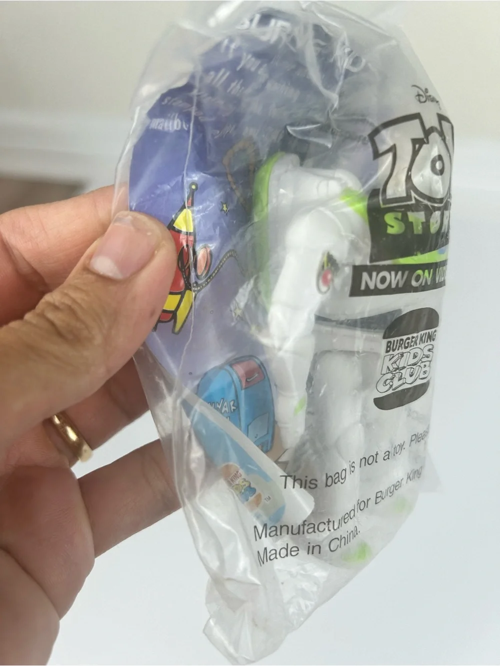 FINAL SALE! Burger King 1996 Toy Story Buzz Lightyear OR Hamm New Sealed